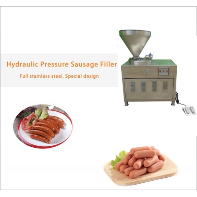 Automatic hydraulic sausage filler from 12-48mm diameter